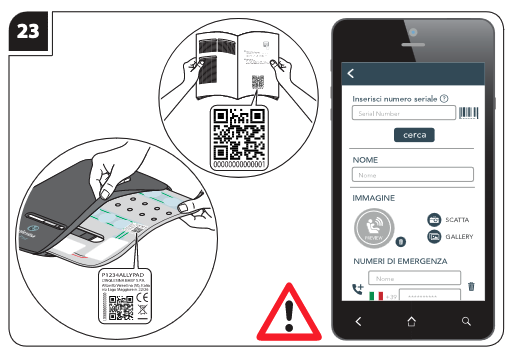 dispositivo anti abbandono inglesina ally pad