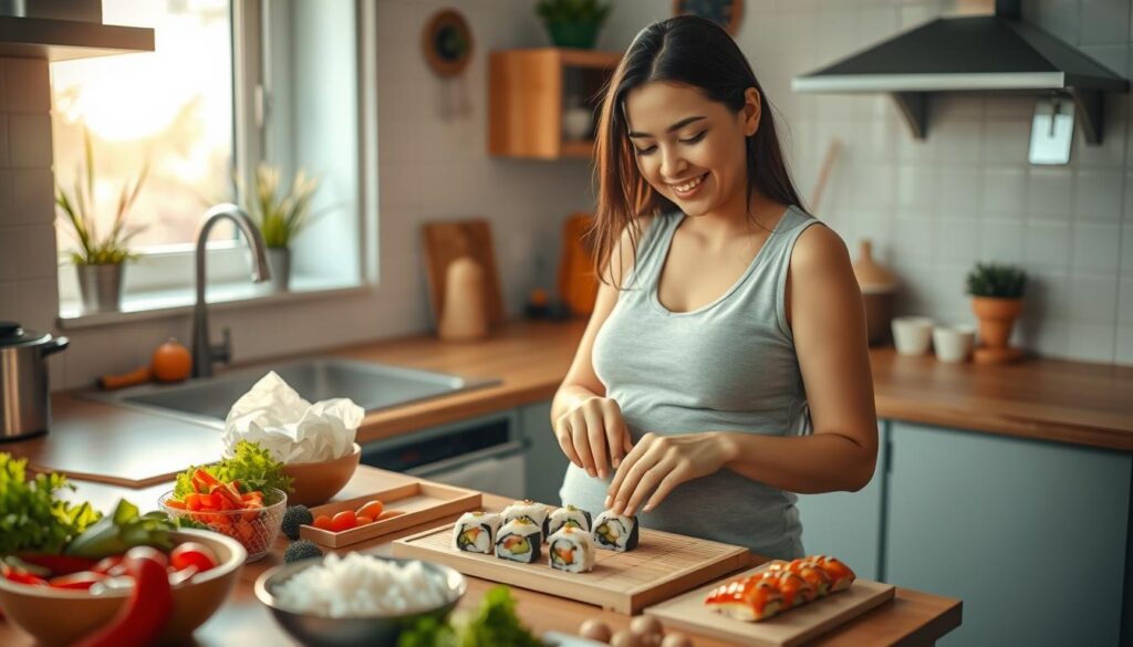 Preparazione del sushi a casa in gravidanza Preparazione del sushi a casa in gravidanza
