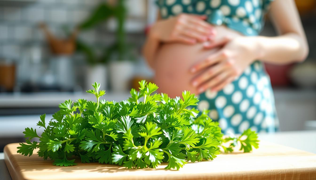 Posso mangiare prezzemolo in gravidanza?